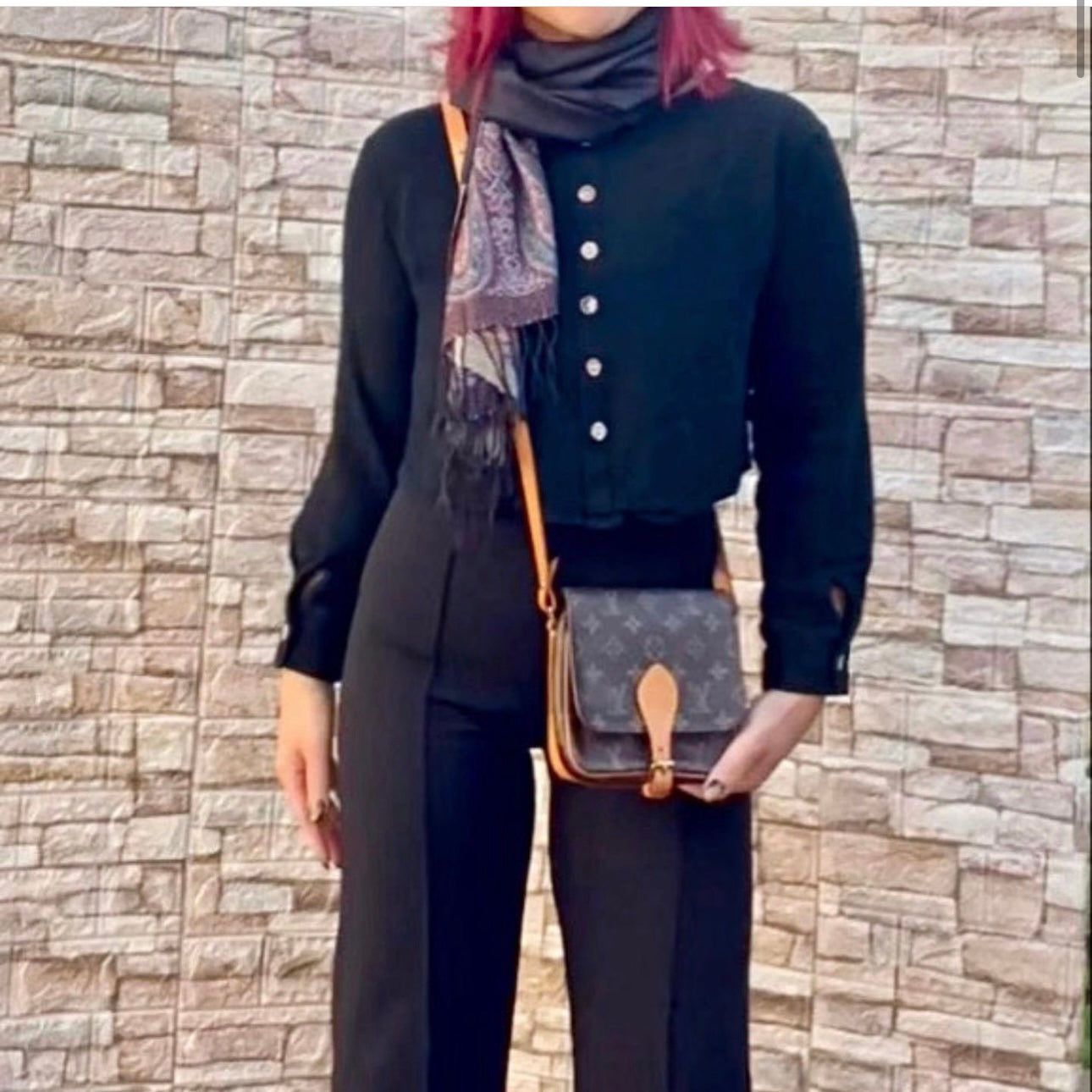Louis Vuitton Monogram Cartouchiere PM