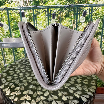 Louis Vuitton Lilac Epi Leather Demi-Lune Zip Wallet