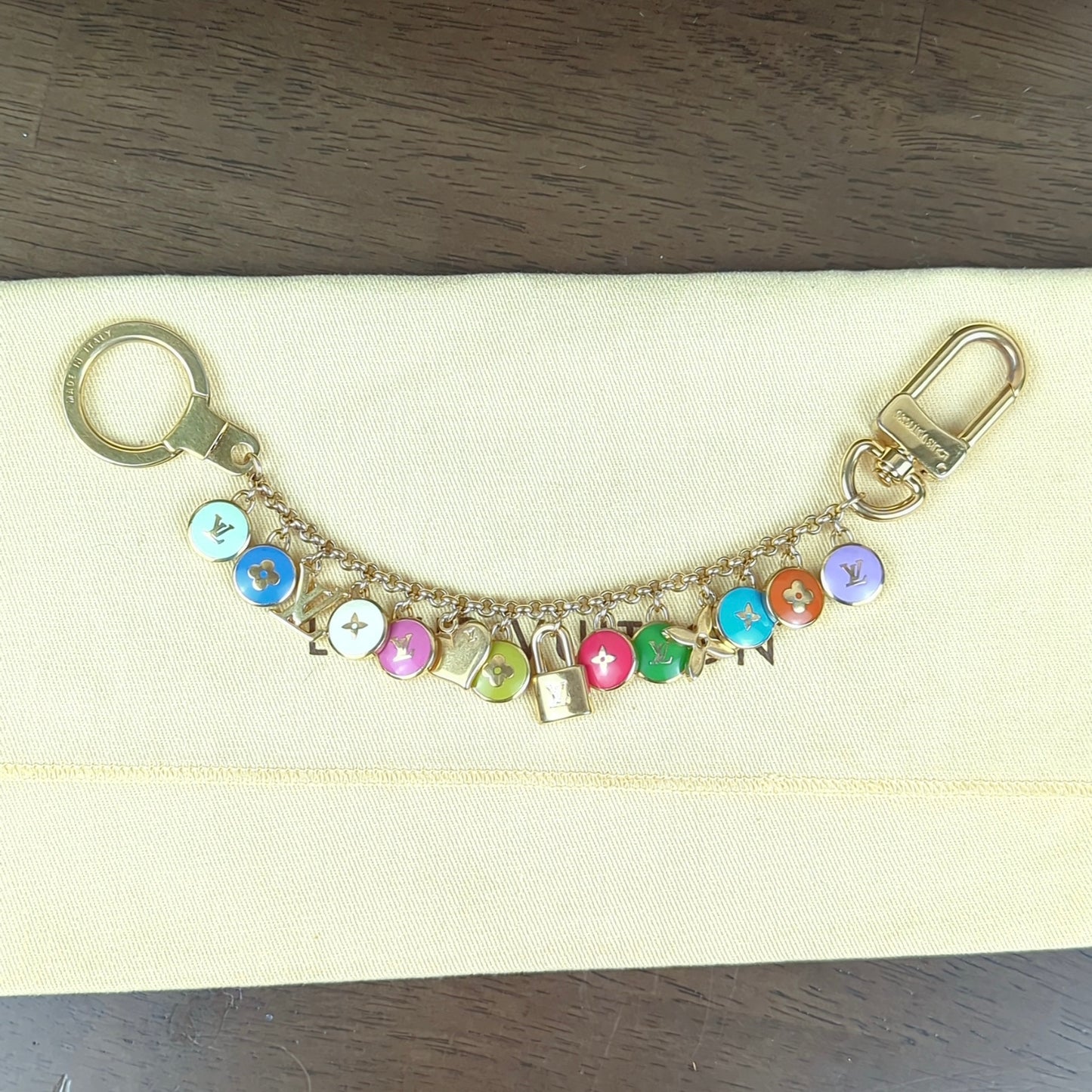 Multicolor Pastilles Bag Charm / Key Chain