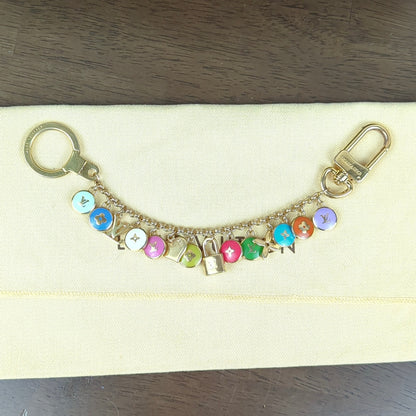Multicolor Pastilles Bag Charm / Key Chain