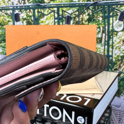 Louis Vuitton Damier Sarah Wallet Rose Ballerine