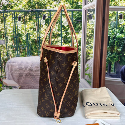 Louis Vuitton Monogram Neverfull MM Cerise