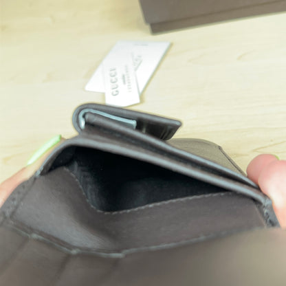 Gucci Micro GG Unisex Bifold Wallet Brown