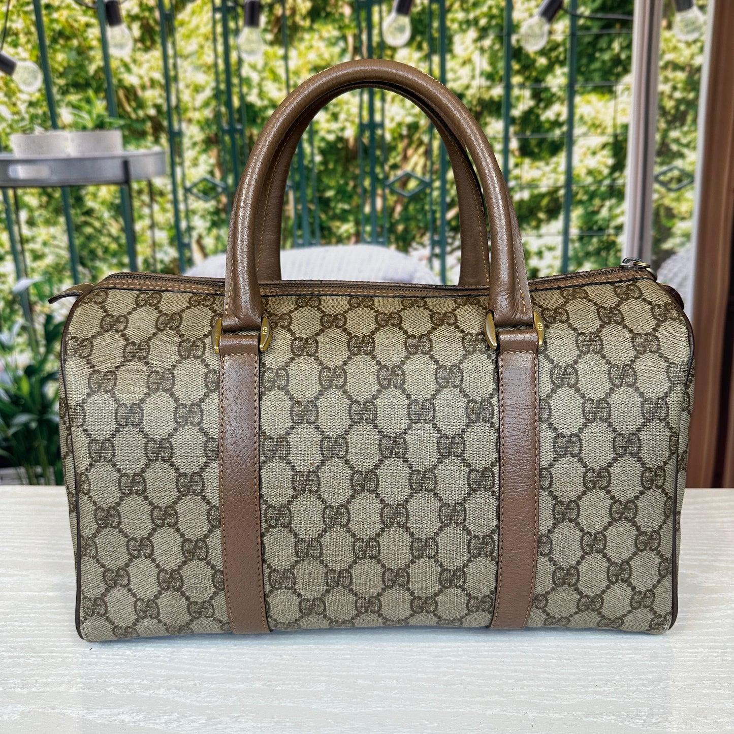 Gucci Vintage GG Boston Bag