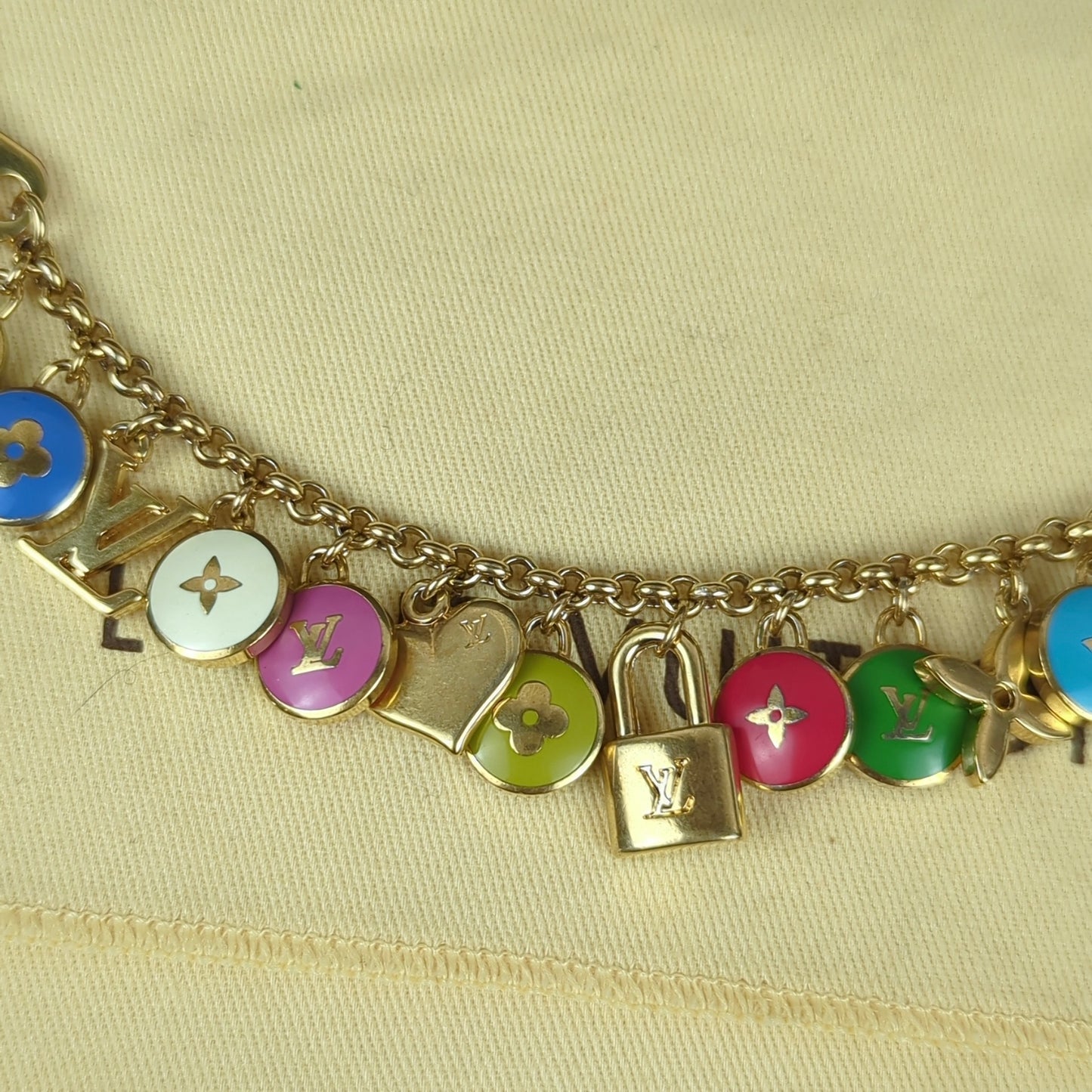 Multicolor Pastilles Bag Charm / Key Chain