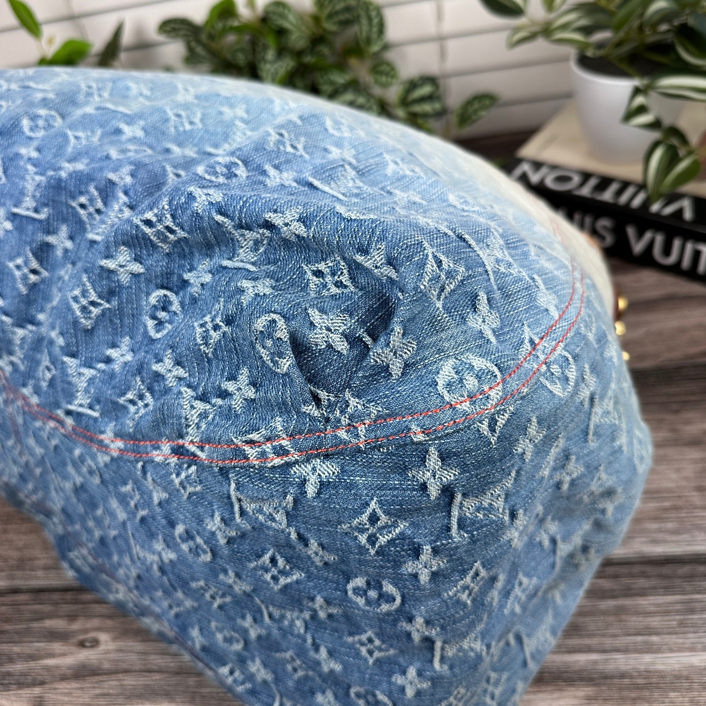 Louis Vuitton Limited Edition Blue Denim Sunlight Bag