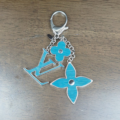 Cyan Fleur D'Epi Bag Charm