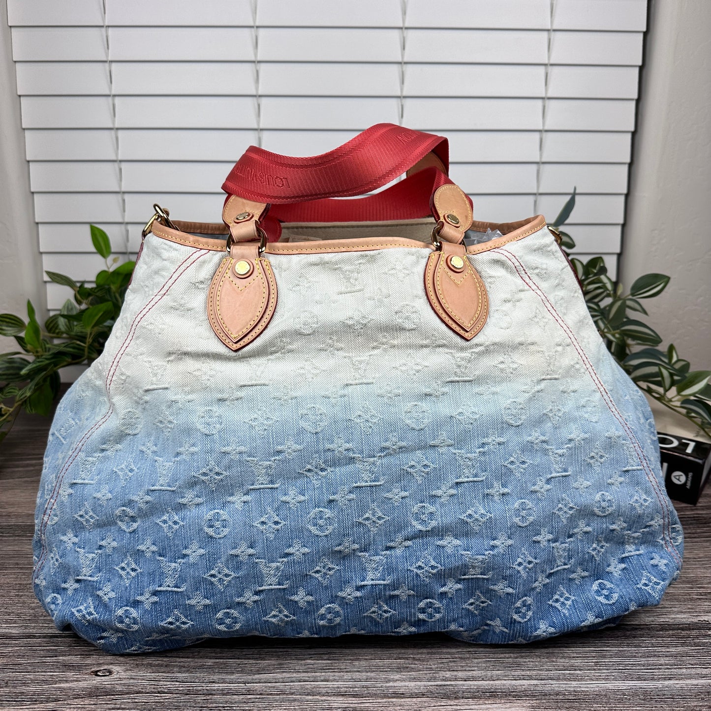Louis Vuitton Limited Edition Blue Denim Sunlight Bag