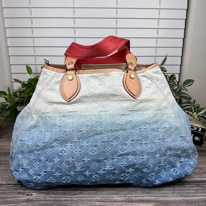 Louis Vuitton Limited Edition Blue Denim Sunlight Bag