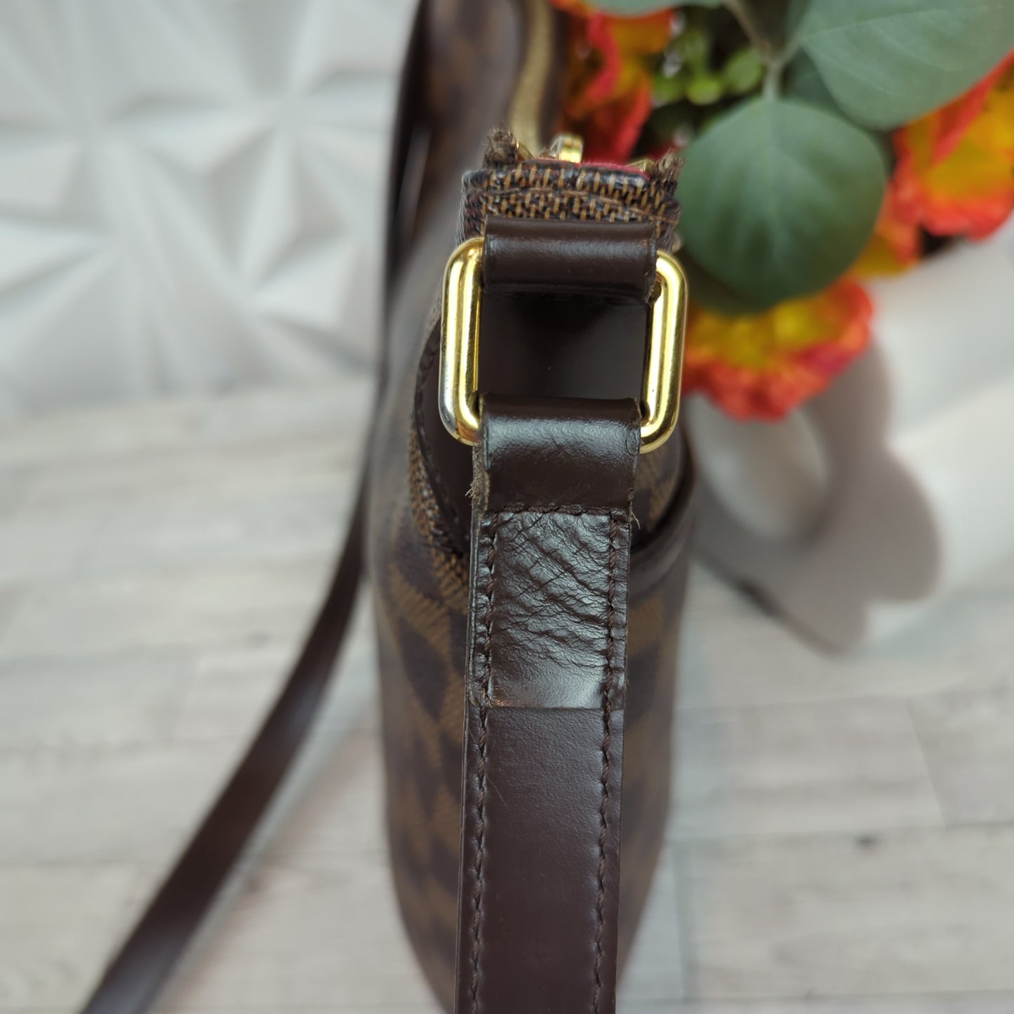 Louis Vuitton Damier Ebene Bloomsbury PM Crossbody Bag