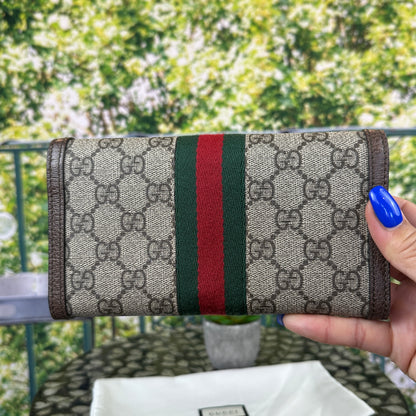 Gucci Ophidia GG Continental Wallet