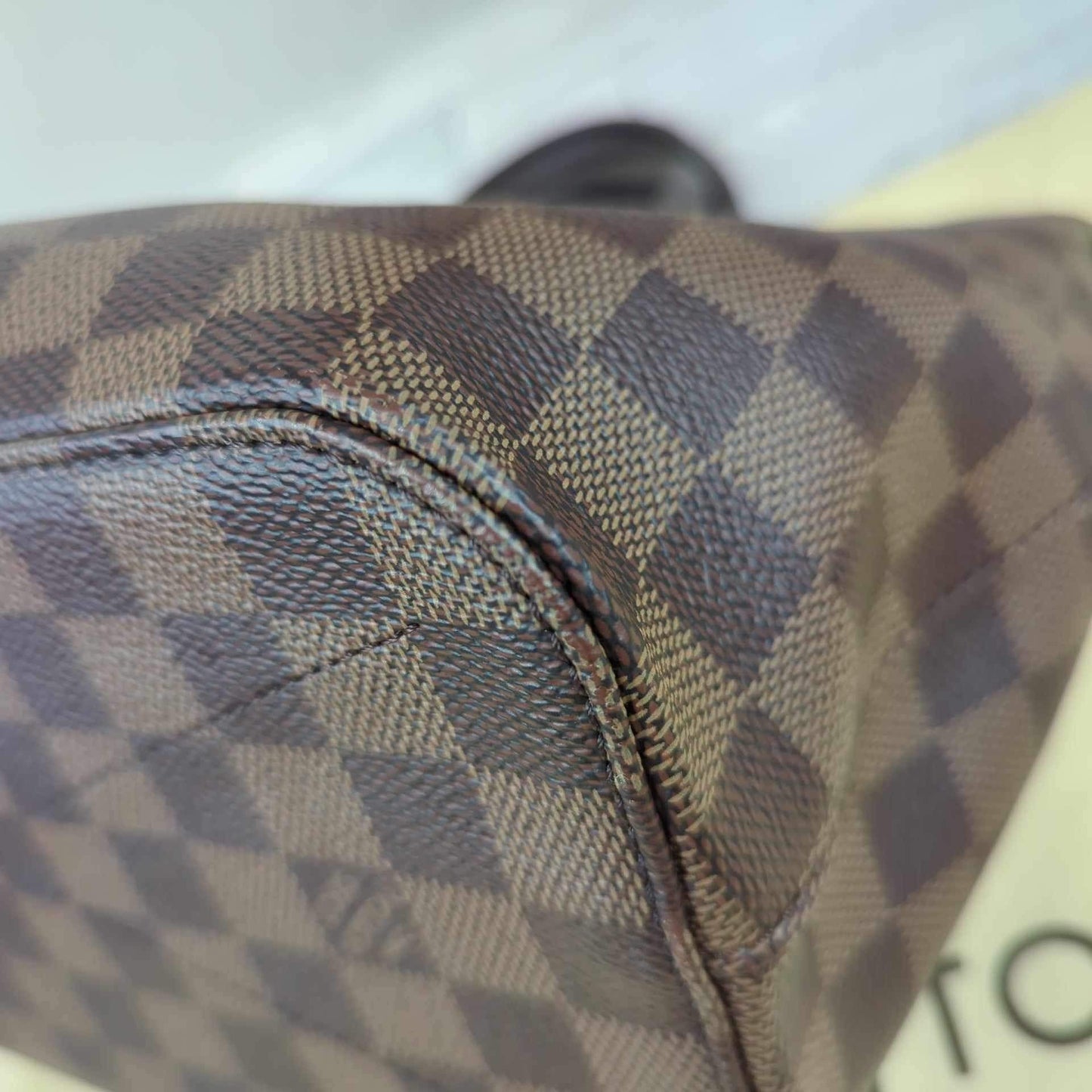 Louis Vuitton Damier Siena PM Two Way Crossbody Bag