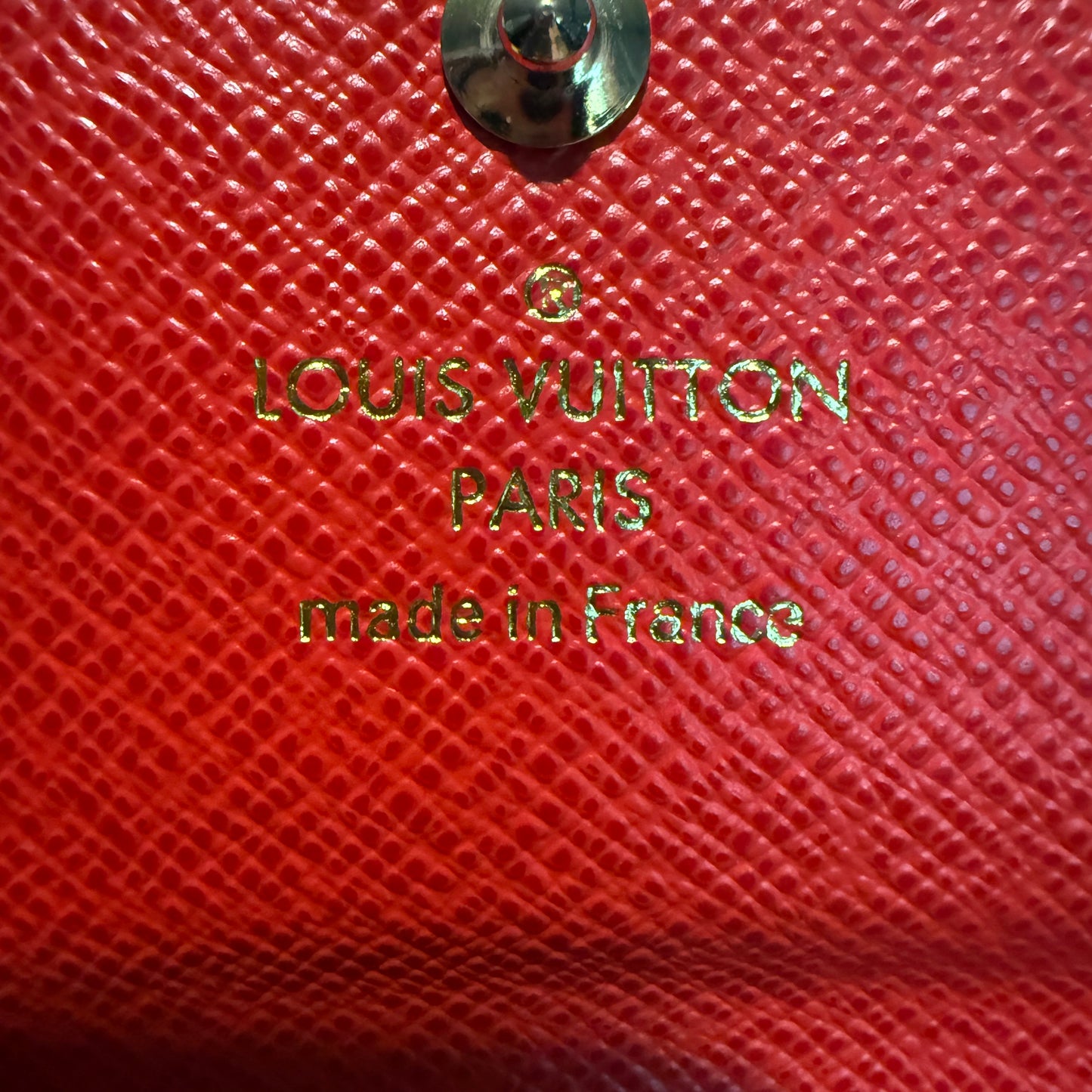 Daily Organizer Clutch Wallet in Cherry Red