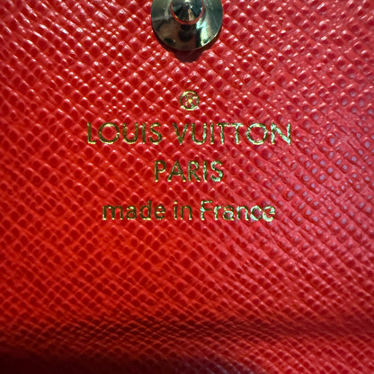 Daily Organizer Clutch Wallet in Cherry Red