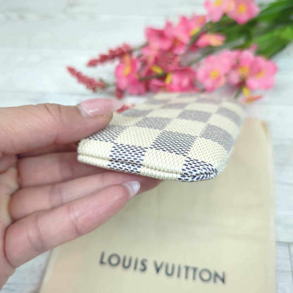 Louis Vuitton Damier Azur Key Cles Pouch