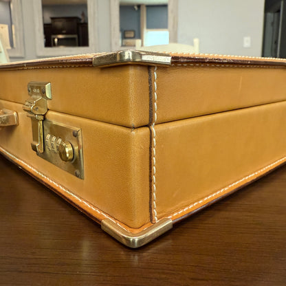 Beige/Brown Micro GG Hard Briefcase