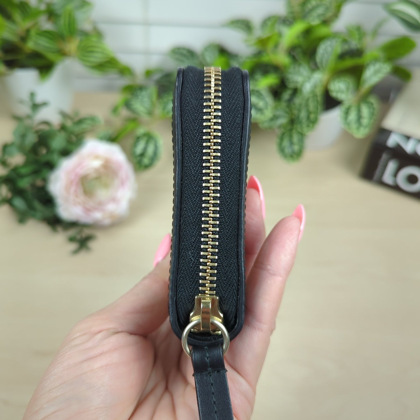 Gucci Original GG Web Zip Around Wallet