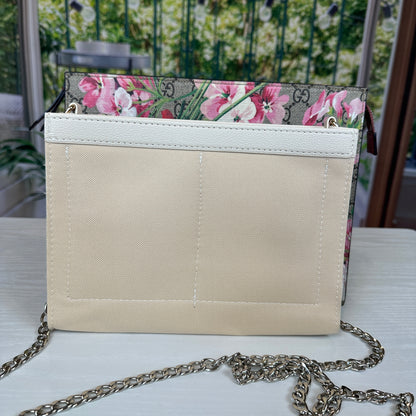 Gucci Blooms Large Cosmetic Case Antique Rose with Crossbody Kit