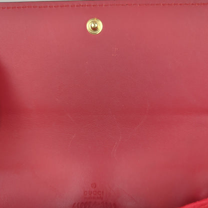Gucci GG Supreme Blue Blooms Continental Wallet with Card Holder