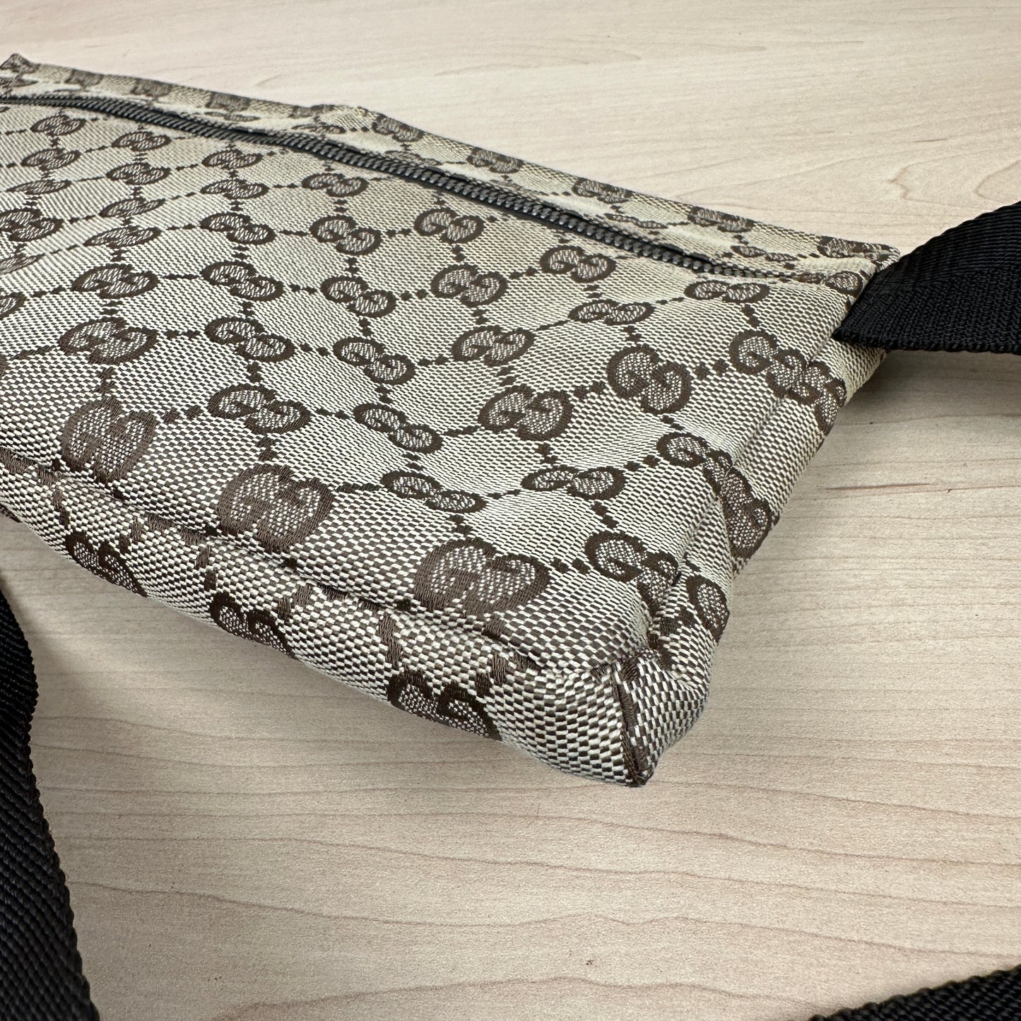 Gucci GG Original Canvas Belt Bag Dark brown