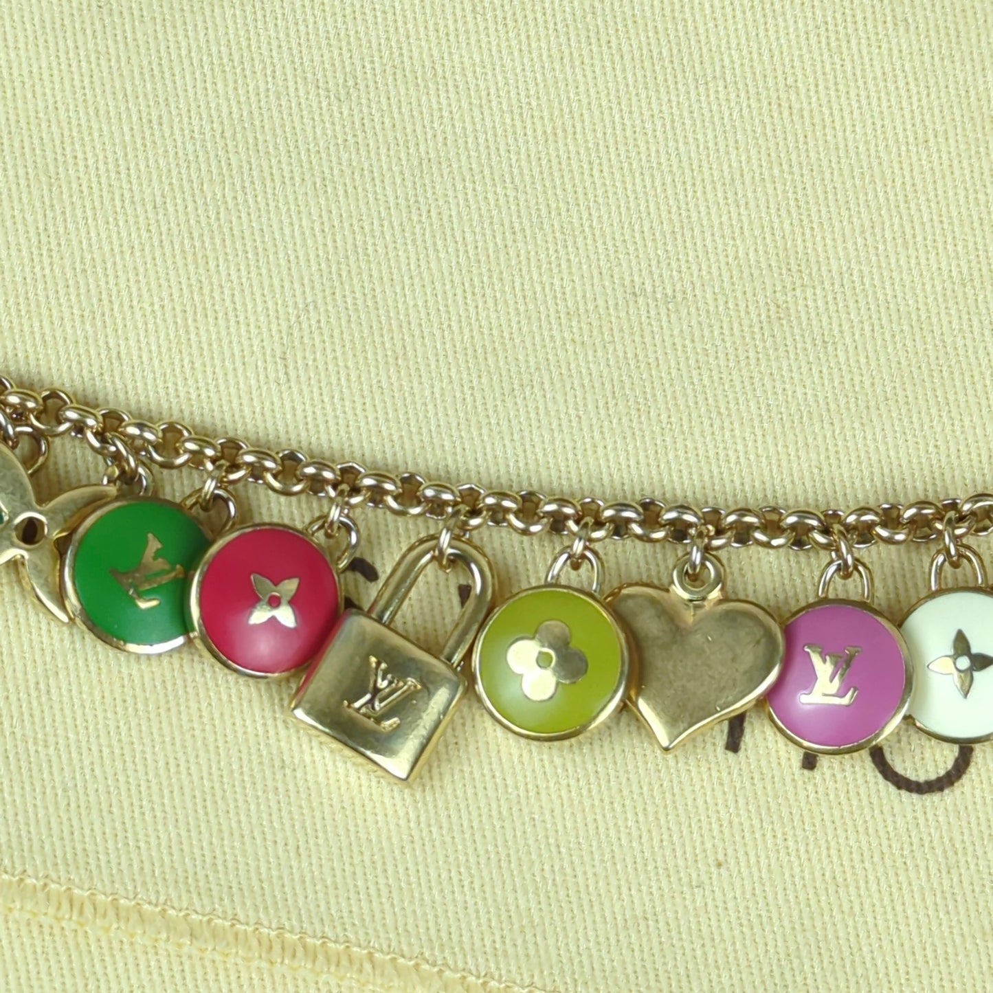 Multicolor Pastilles Bag Charm / Key Chain