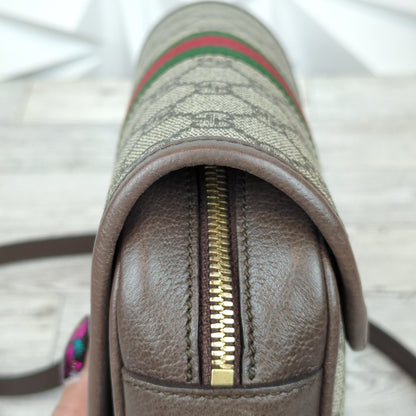 Gucci Embossed Initials Ophidia Shoulder Bag