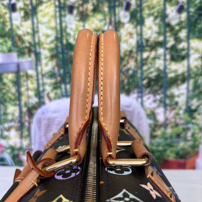 Louis Vuitton Murakami Black Multicolor Speedy 30