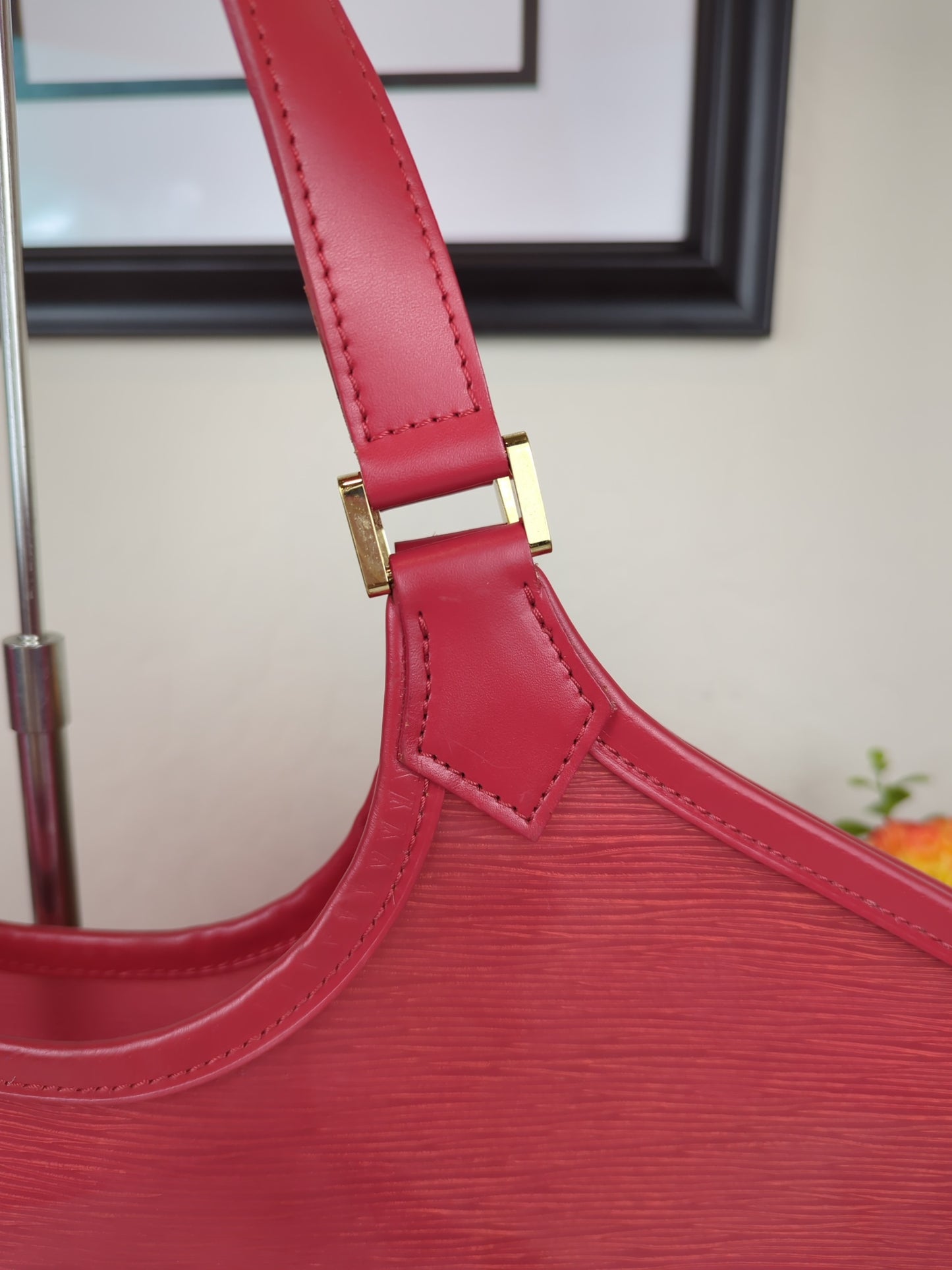 Louis Vuitton Epi Plage Baia Beach Grenadine Red