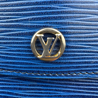 Louis Vuitton Toledo Blue Epi Leather Montaigne Clutch