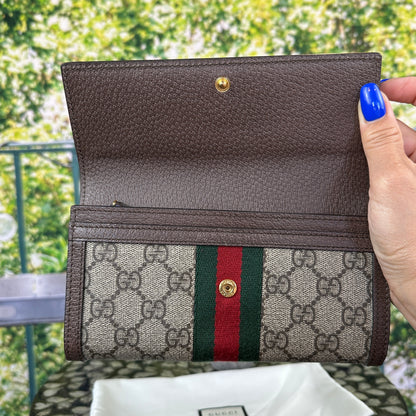 Gucci Ophidia GG Continental Wallet