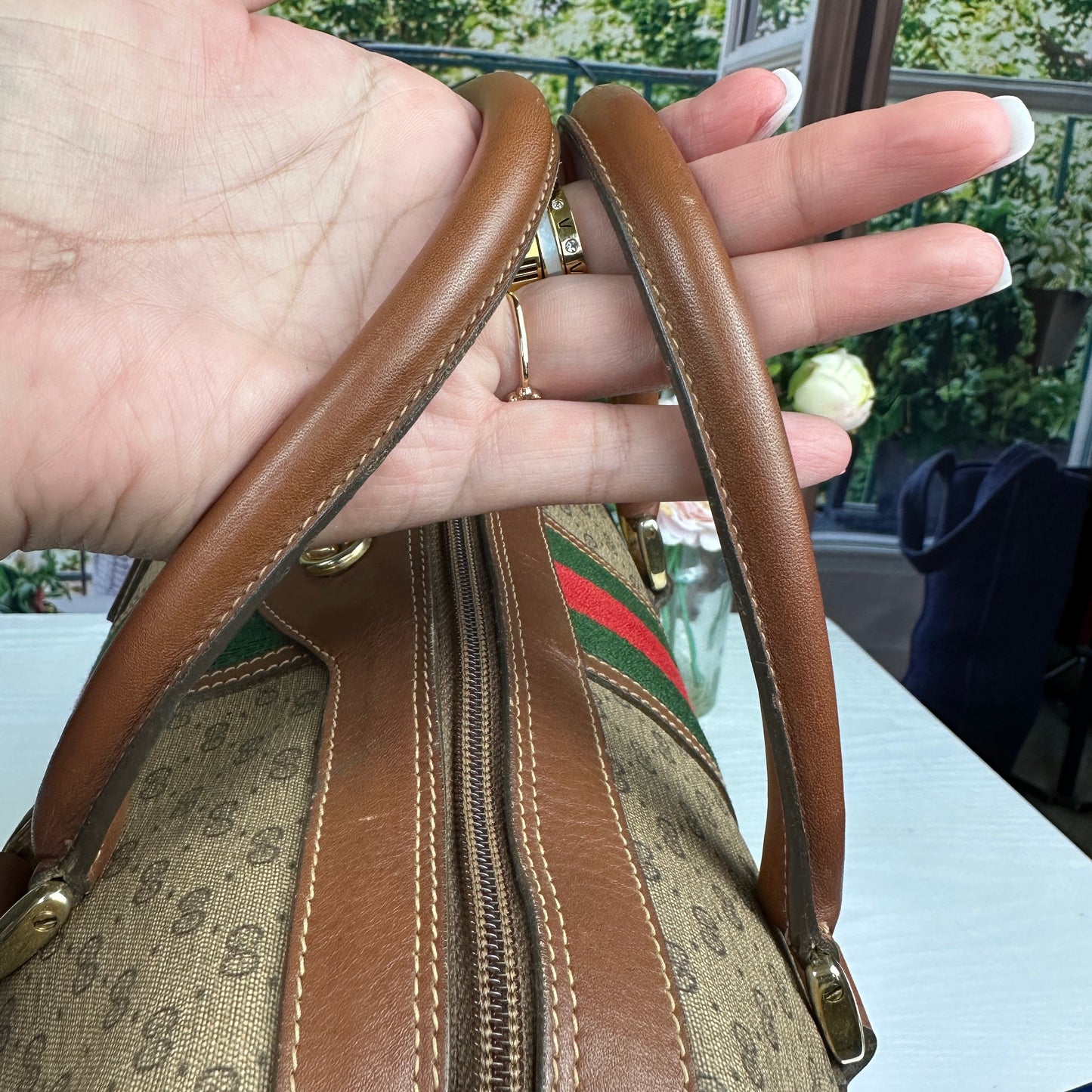 Gucci Vintage Sherryline Boston Bag