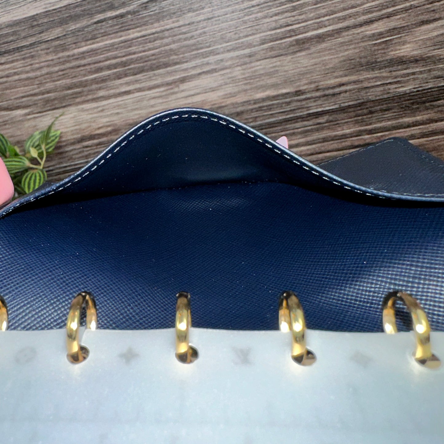 Louis Vuitton Mini Lin Agenda PM Navy Blue