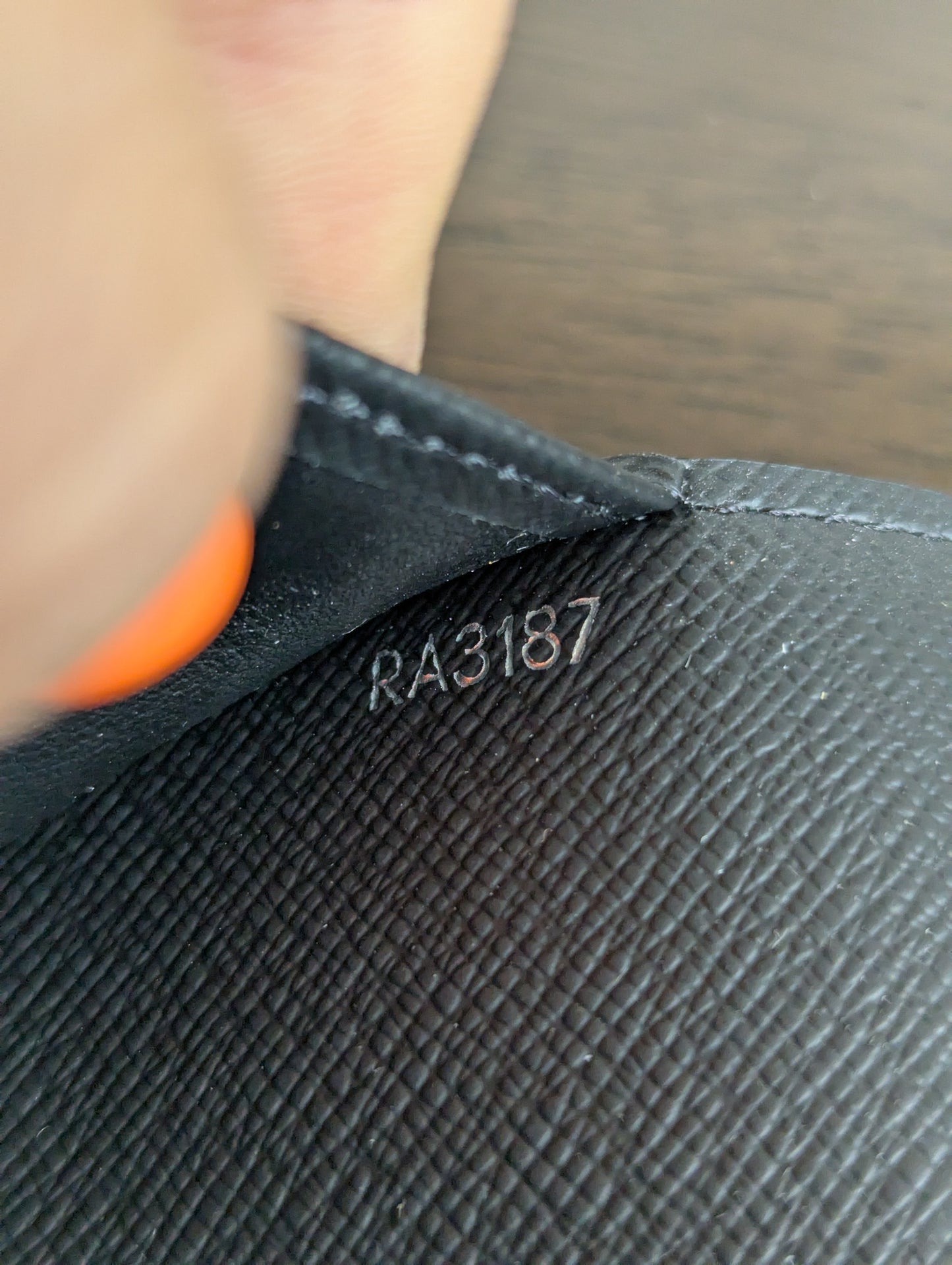 Damier Graphite Medium Ring Agenda