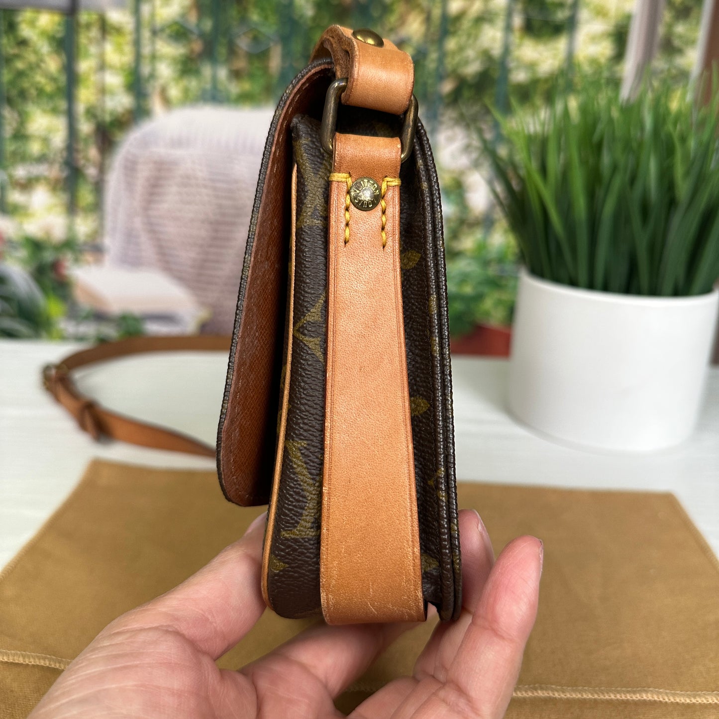 Louis Vuitton Monogram Cartouchiere PM