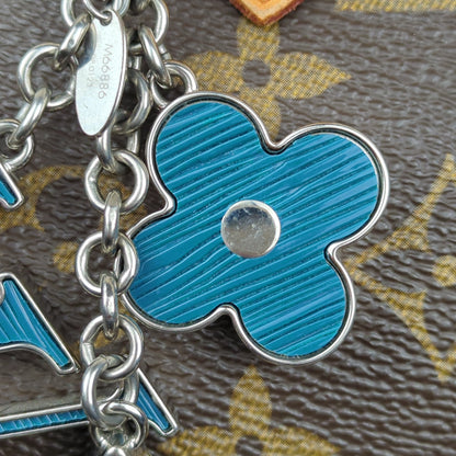 Cyan Fleur D'Epi Bag Charm
