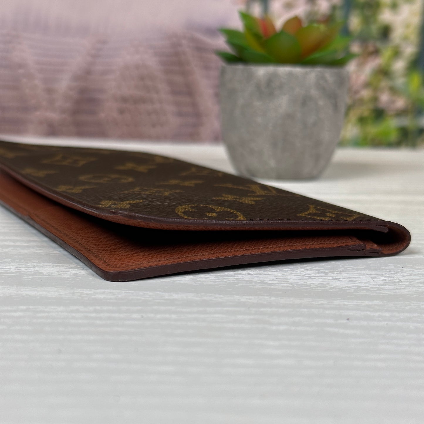 Louis Vuitton Monogram Checkbook Wallet
