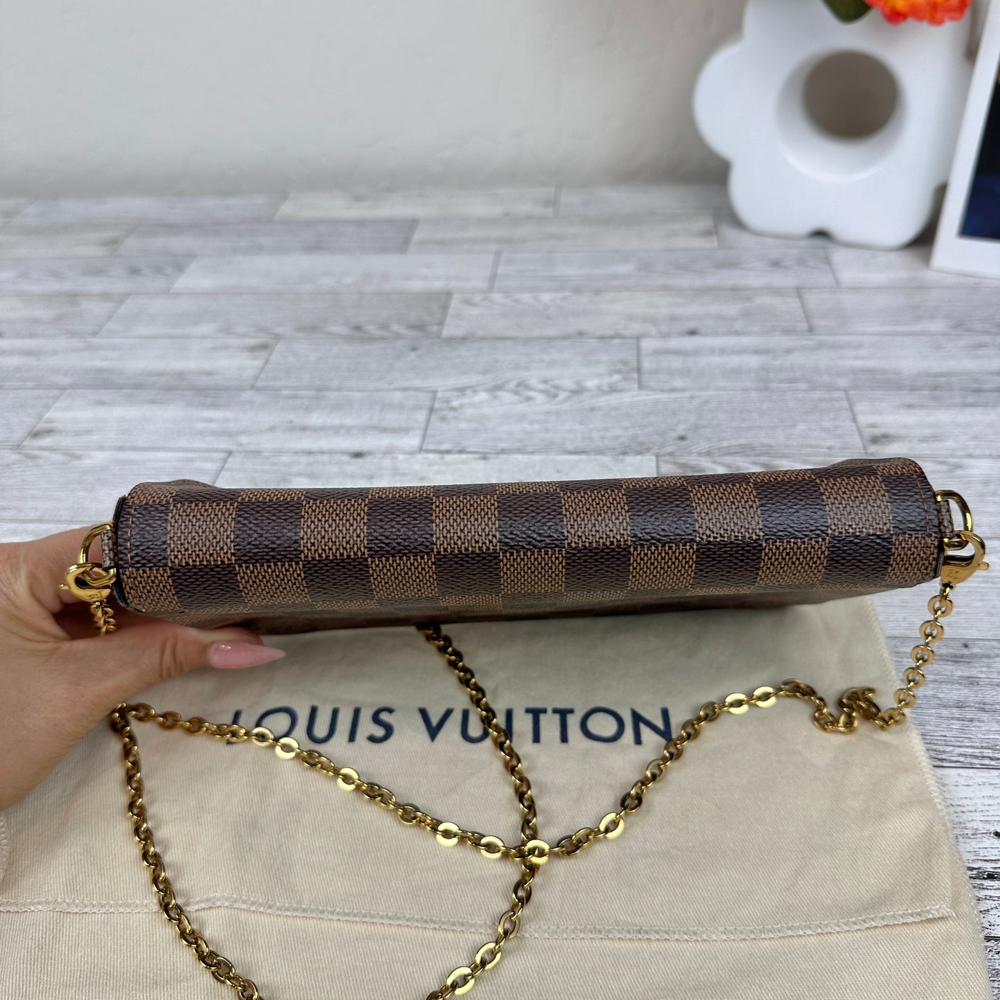 Louis Vuitton Félicie Pochette Damier Ebene