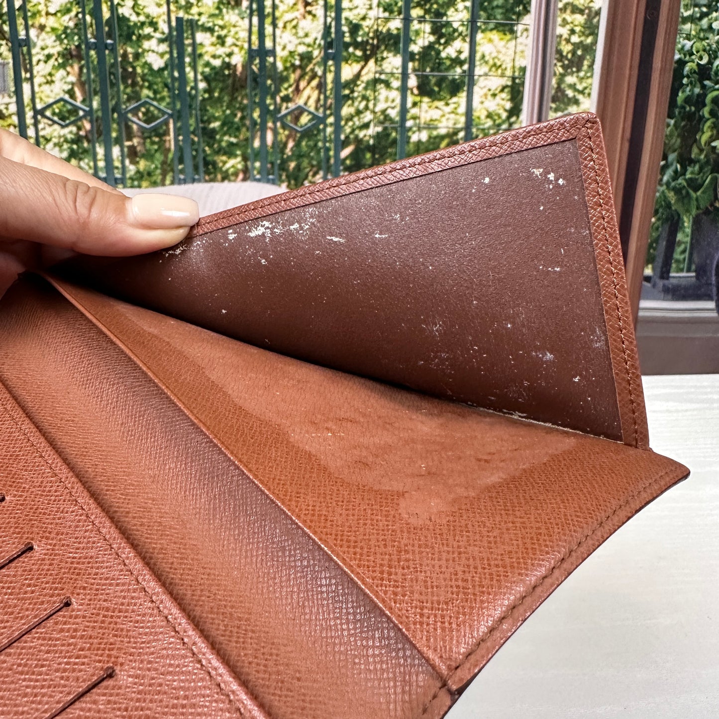 Louis Vuitton Monogram Checkbook Wallet