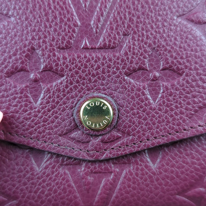 Louis Vuitton Curieuse  Empreinte Leather Wallet Aurore