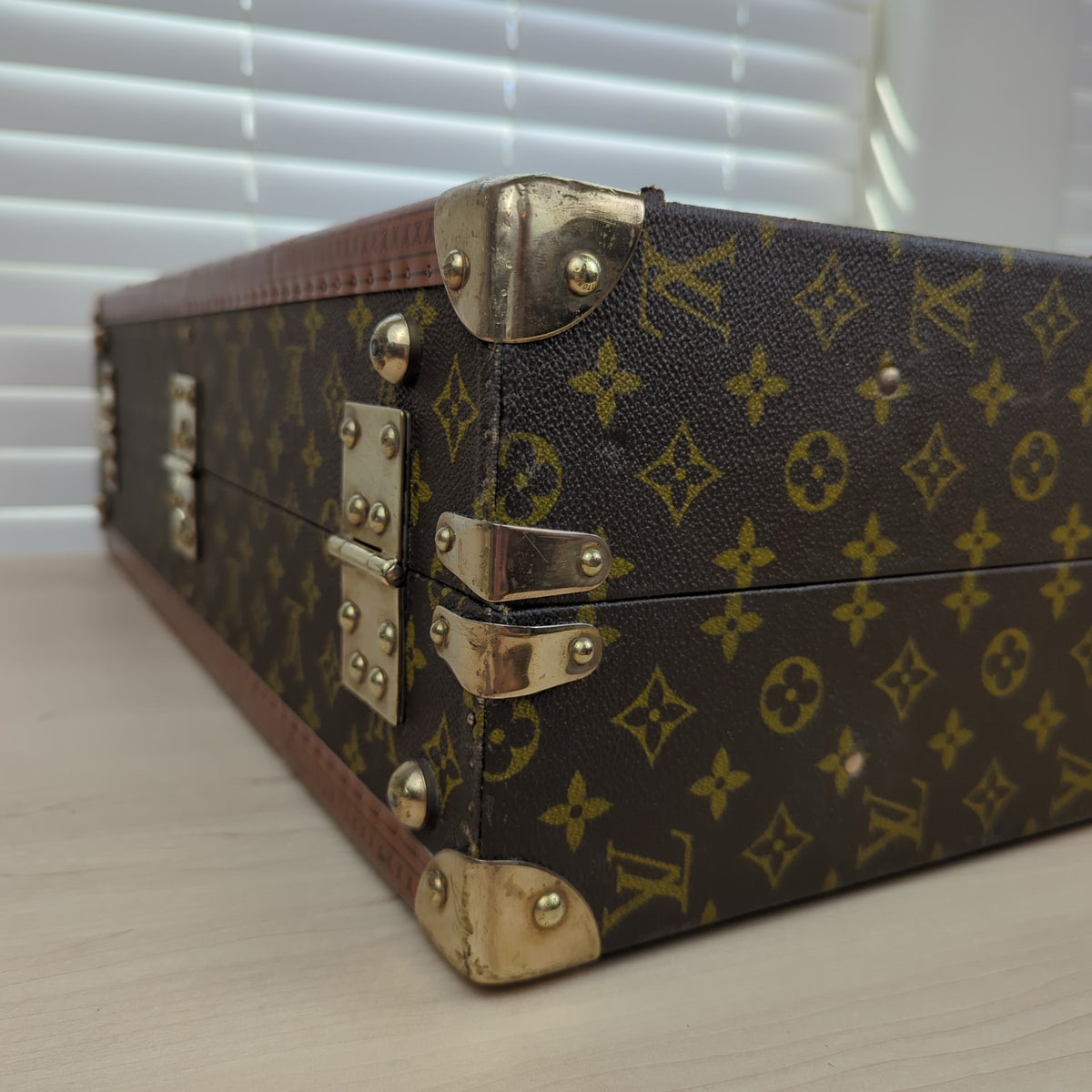 Louis Vuitton Vintage 1960 Monogram Bisten 60 Trunk