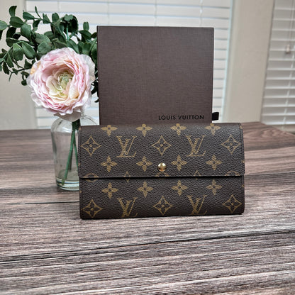 Louis Vuitton Monogram Sarah Wallet Old Model