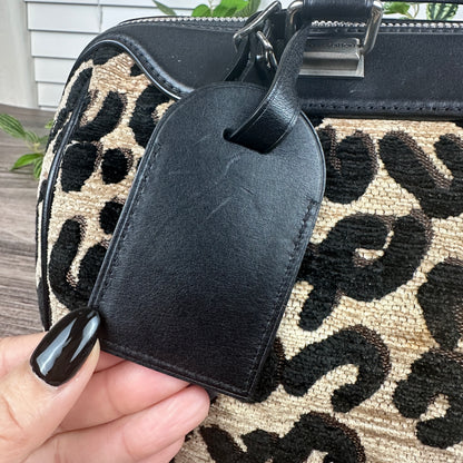 Louis Vuitton Limited Edition Stephen Sprouse Jacquard Velvet Leopard Print Speedy