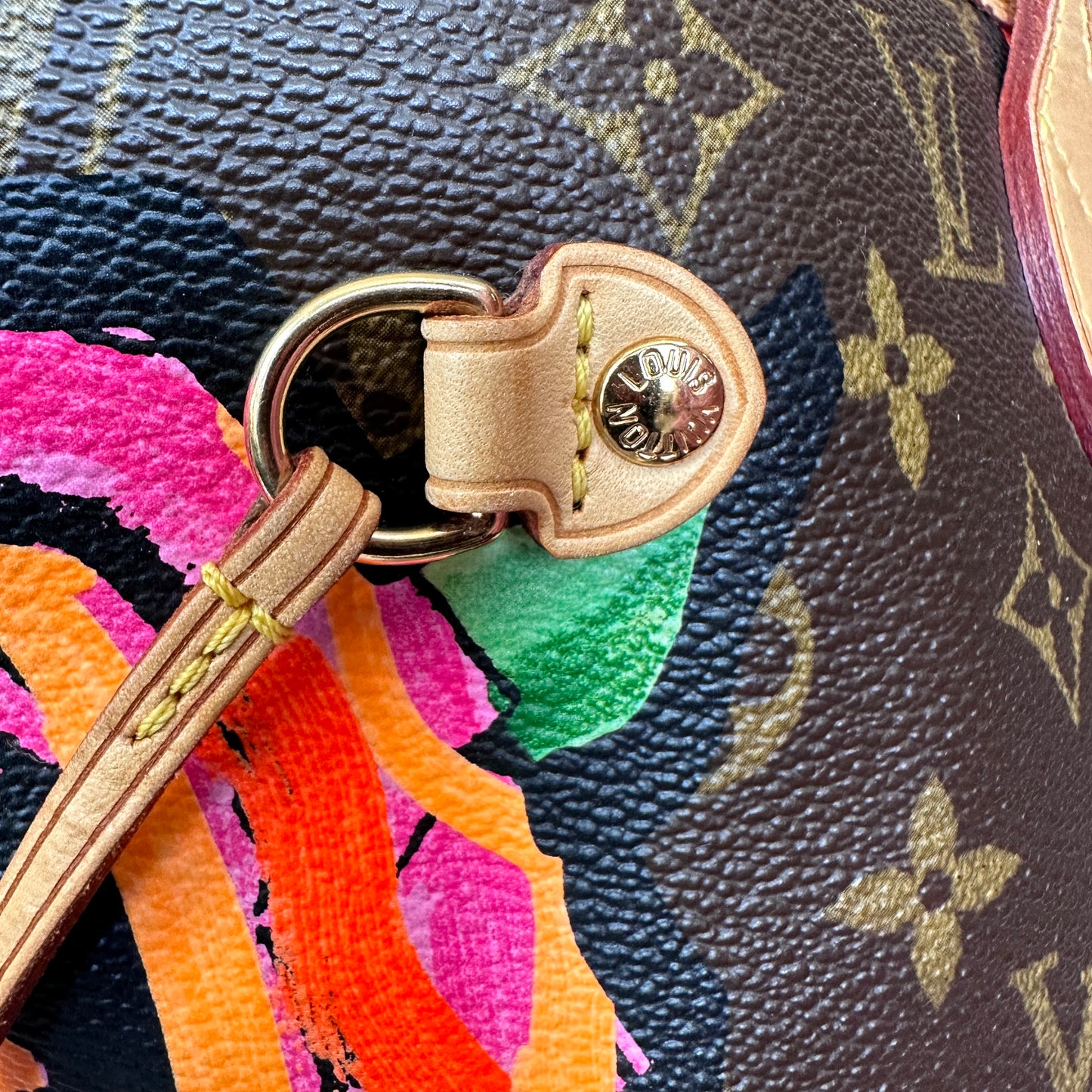 Louis Vuitton Limited Edition Stephen Sprouse Monogram Roses Neverfull MM