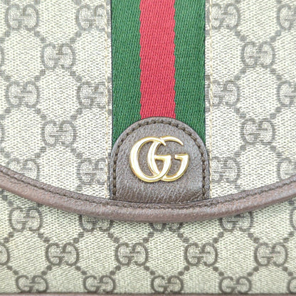 Gucci Embossed Initials Ophidia Shoulder Bag