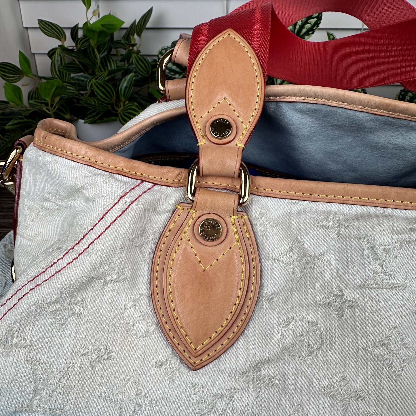 Louis Vuitton Limited Edition Blue Denim Sunlight Bag