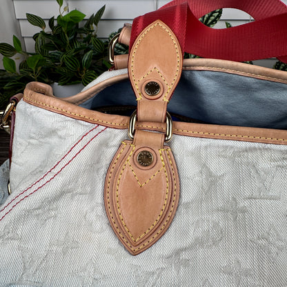Louis Vuitton Limited Edition Blue Denim Sunlight Bag