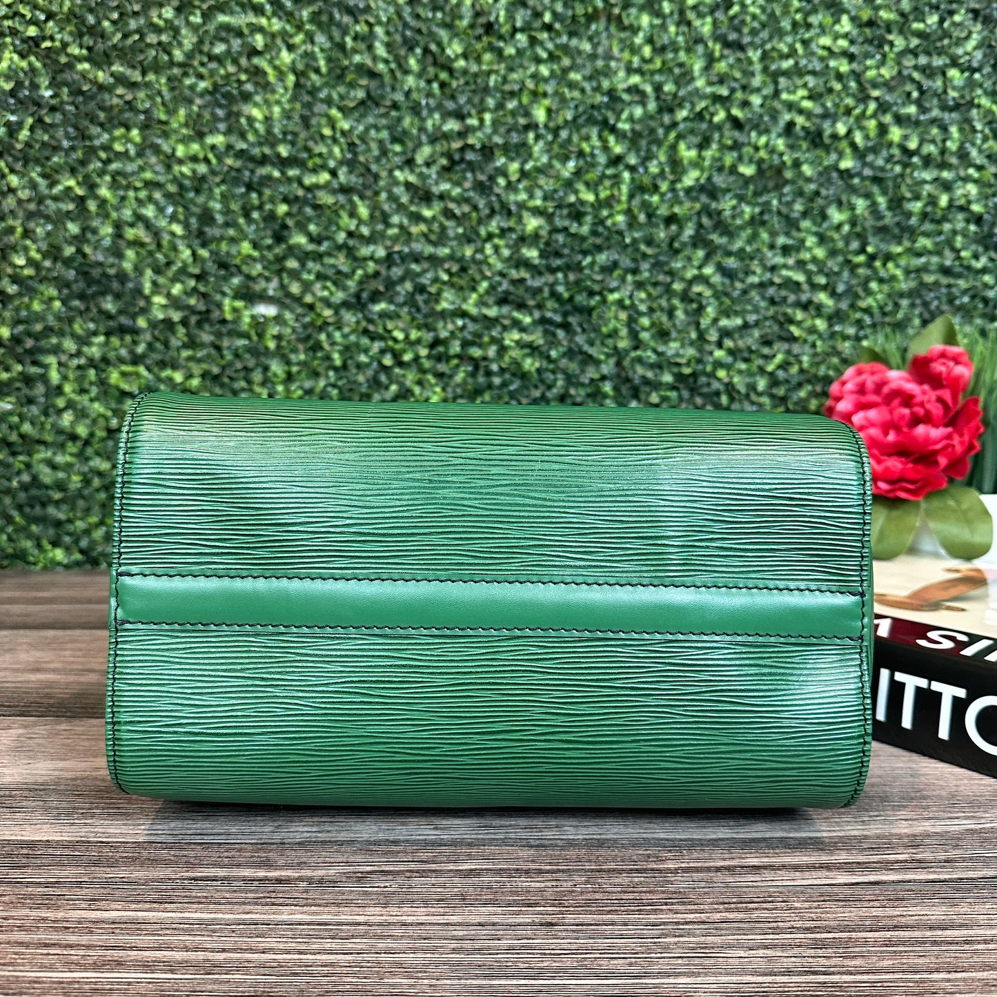 Louis Vuitton Speedy 25 Borneo Green Epi Leather