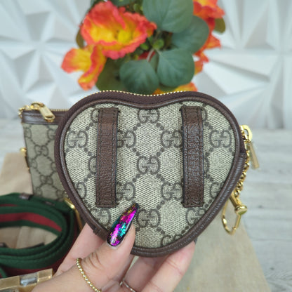 Gucci Ophidia Heart Utility Belt Bag