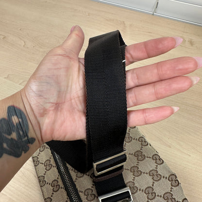 Gucci GG Original Canvas Belt Bag Dark brown