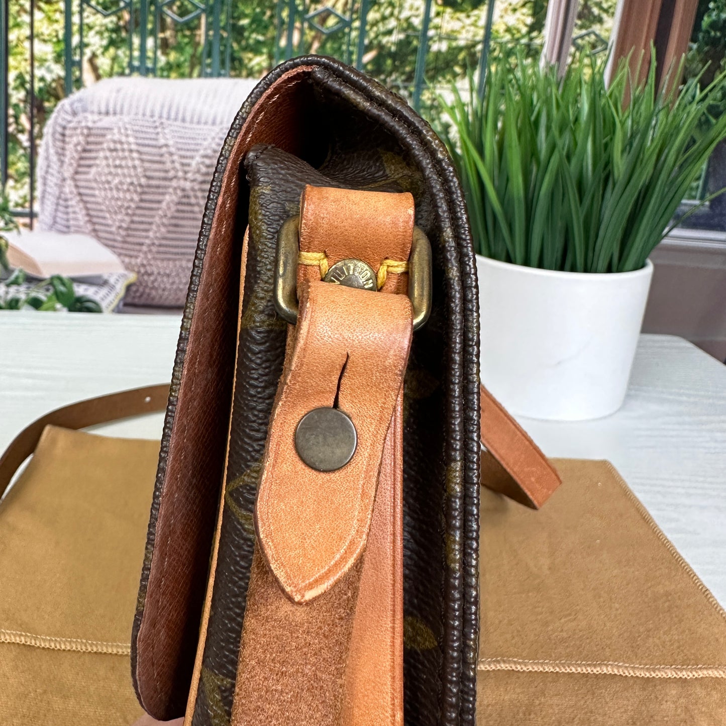 Louis Vuitton Monogram Cartouchiere PM